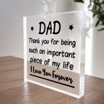 Gift For DAD Thank You Gift For Dad Birthday Gift Fathers Day