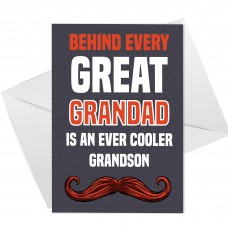 Funny Joke Card For Grandad Birthday Fathers Day Grandad Card 