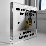 Fathers Day Gift For Grandad No One Measures Up To You Novelty