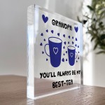 Grandpa Gifts From Grandchildren Acrylic Freestanding Block