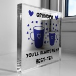 Grandpa Gifts From Grandchildren Acrylic Freestanding Block