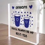 Grandpa Gifts From Grandchildren Acrylic Freestanding Block