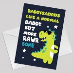 Fathers Day Cards for Daddy Daddysauru Daddy Father's Day Card