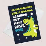 Fathers Day Cards for Grandad Grandadsaurus Grandad Fathers Day