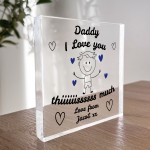 Gift For Dad Daddy I Love You This Much From Son Personalised