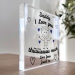 Gift For Dad Daddy I Love You This Much From Son Personalised