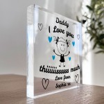 Gift For Dad Daddy I Love You This Much From Daughter