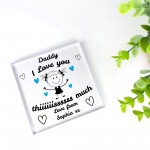Gift For Dad Daddy I Love You This Much From Daughter