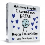 FUNNY JOKE Gift For Stepdad For Fathers Day Personalised Block