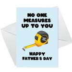 Fathers Day Card For Stepdad No One Measures Up To You Novelty