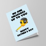 Fathers Day Card For Stepdad No One Measures Up To You Novelty