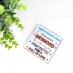 Gift For Wonderful Grandad On Fathers Day Acyrlic Block Thankyou