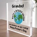 Cute Gift For Grandad On Fathers Day One In A Billion Thank You