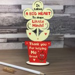 Gift For Teacher Teaching Assistant Nursery Teacher Wood Flower