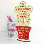 Gift For Teacher Teaching Assistant Nursery Teacher Wood Flower