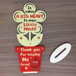 Gift For Teacher Teaching Assistant Nursery Teacher Wood Flower