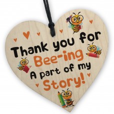 Thank You For Beeing A Part Of My Story Gift For Teacher 