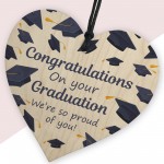 Graduation Gift Hanging Wood Heart Gift For Daughter Son