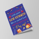 Good Luck With Your GCSE RESULTS CARD For Daughter Son