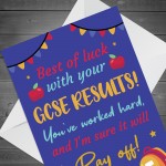 Good Luck With Your GCSE RESULTS CARD For Daughter Son