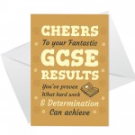 Cheers To Your Fantastic GCSE Results Card For Daughter Son