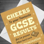Cheers To Your Fantastic GCSE Results Card For Daughter Son