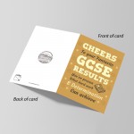 Cheers To Your Fantastic GCSE Results Card For Daughter Son