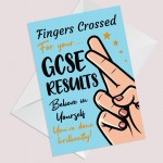 Card For GCSE Results Day Good Luck Card For Daughter Son