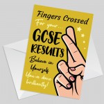 Good Luck Card For GCSE Results Day Good Luck Card For Daughter