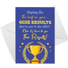 GCSE Results Day GOOD LUCK Cards For Daughter Son Granddaughter