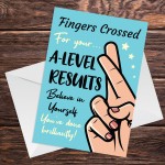 Good Luck Card For A LEVEL Results Day Good Luck Card