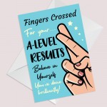 Good Luck Card For A LEVEL Results Day Good Luck Card