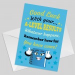 Card For A LEVEL Results Day GOOD LUCK Cards For Daughter Son