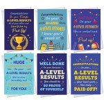 A-Level Results Congratulations Cards Pack of 6 Well Done Cards 