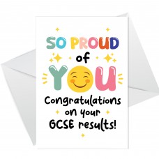 GCSE Results Congratulations Card Well Done Card Son Daughter
