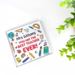 Personalised End Of Term Gift For Best Teacher Ever Block