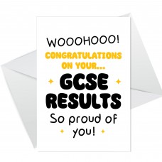 Congratulations Card For Results Day Fun GCSEs Card For Daughter