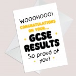Congratulations Card For Results Day Fun GCSEs Card For Daughter