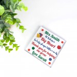 It Takes A Big Heart To Shape Little Minds Plaque Personalised