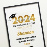 Graduation Gift Graduation A3 Framed Print Personalised Gift