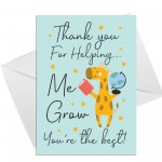 Teacher Thank You Cards Multipack of 6 Greeting Cards Pack