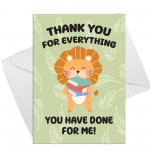 Teacher Thank You Cards Multipack of 6 Greeting Cards Pack