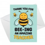 Card For Teacher End Of Year Teacher Card Multi Pack A6 Cards