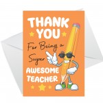 Card For Teacher End Of Year Teacher Card Multi Pack A6 Cards
