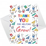 Teacher Thank You Card Multipack Thank You Teacher Greeting Card