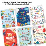 Teacher Thank You Card Multipack Thank You Teacher Greeting Card