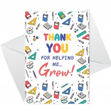 Thank You Cards Thank You For Helping Me Grow Cards for Him Her