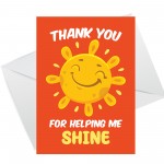 Teacher Thank You Card Multipack Of 6 Greeting Card End Of Term