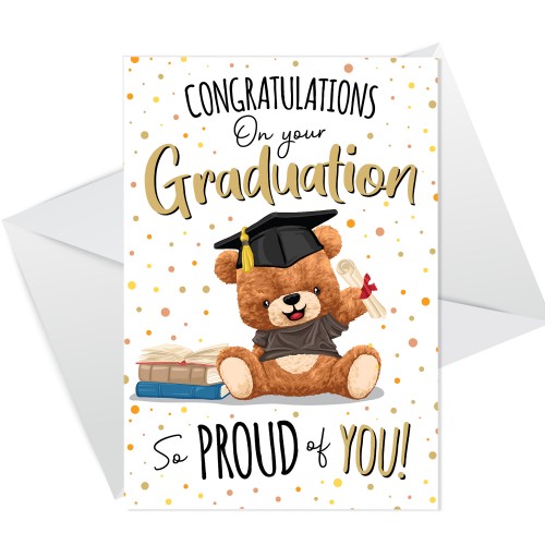 Graduation Cards Proud Of You Card For Daughter Son Novelty