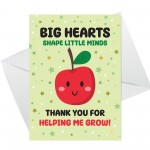 Teacher Thank You Card Multipack of 6 End of Term Leaving School